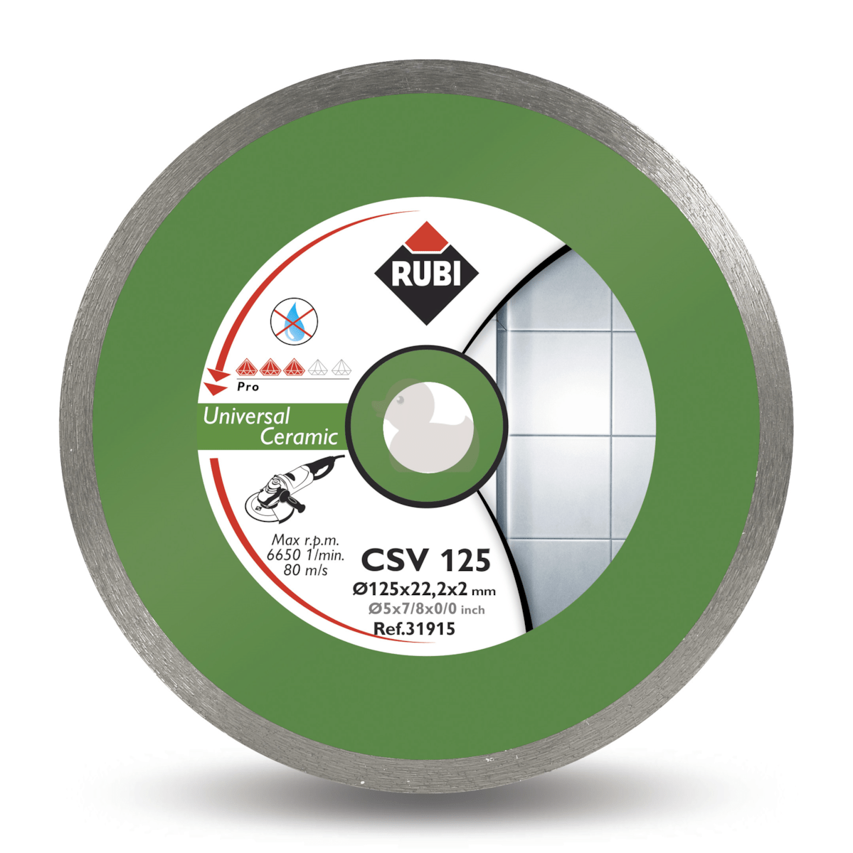 Diamantový kotouč Rubi kontinuální 125 mm CSV 125 Pro R31915 Rubi