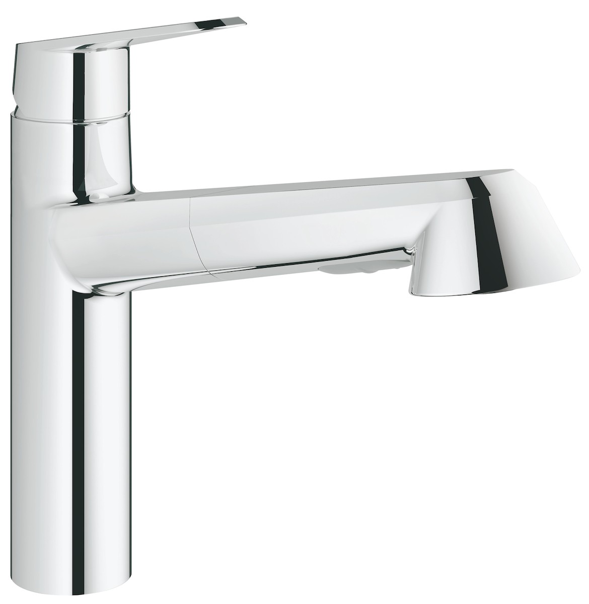 Dřezová baterie Grohe Eurodisc s vytahovací sprškou chrom 32257002 Grohe