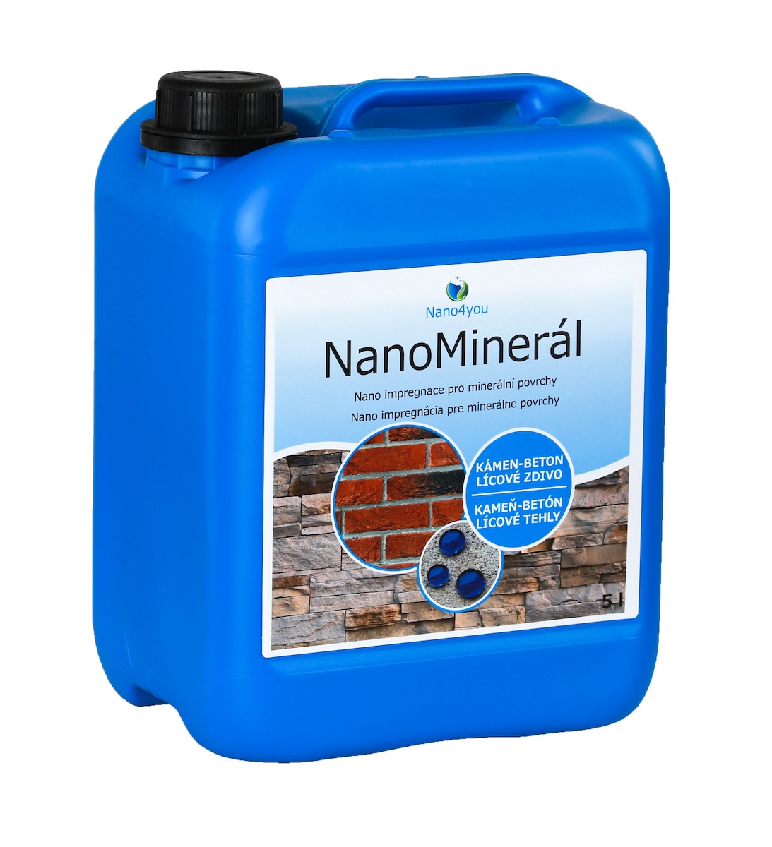 Impregnace na obkladový kámen Nano4you NanoMinerál 5 litrů NM5 Nano4you