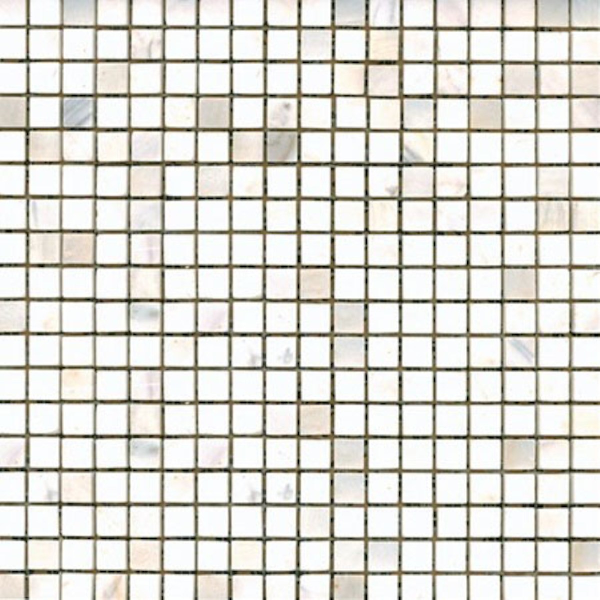 Kamenná mozaika Premium Mosaic Stone bílá 30x30 cm leštěná STMOS15WHP Premium Mosaic Stone