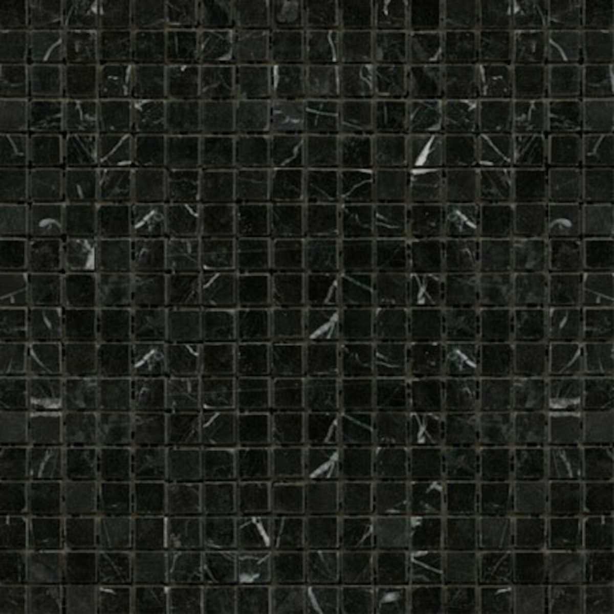 Kamenná mozaika Premium Mosaic Stone černá 30x30 cm leštěná STMOS15BKP Premium Mosaic Stone