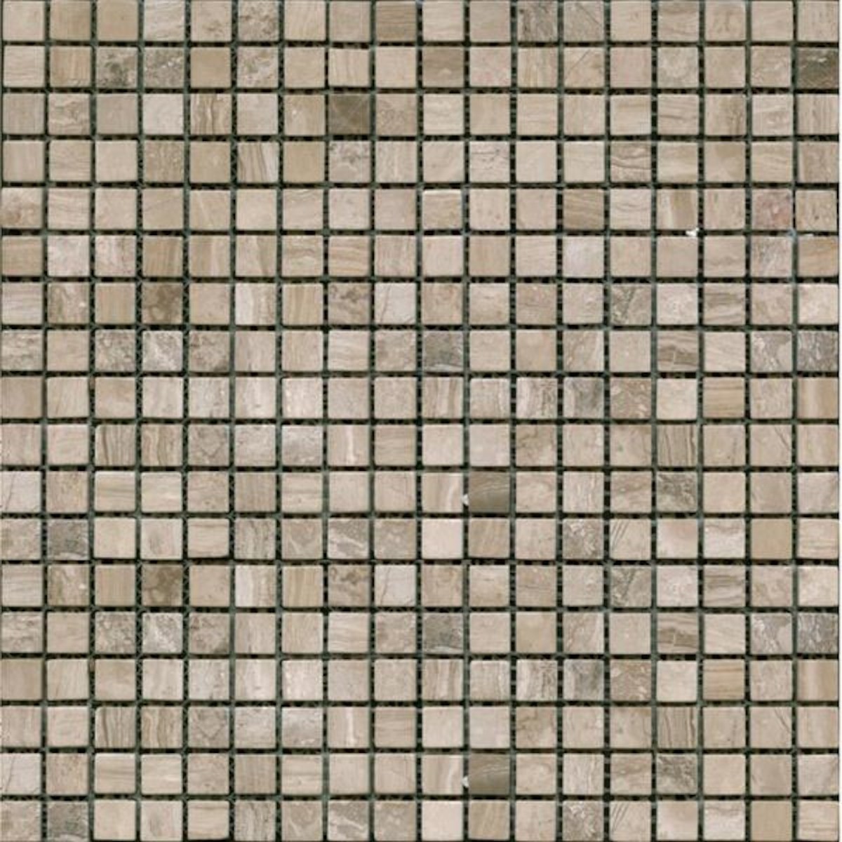 Kamenná mozaika Premium Mosaic Stone šedá 30x30 cm mat STMOS15GYW Premium Mosaic Stone