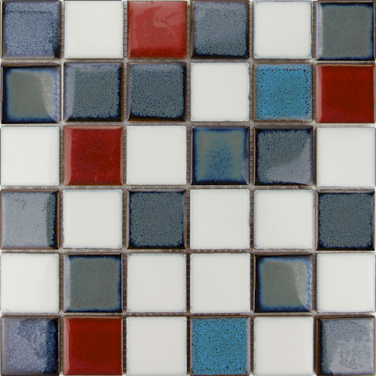 Keramická mozaika Premium Mosaic modrá 30x30 cm lesk MOS48MIX1 Premium Mosaic