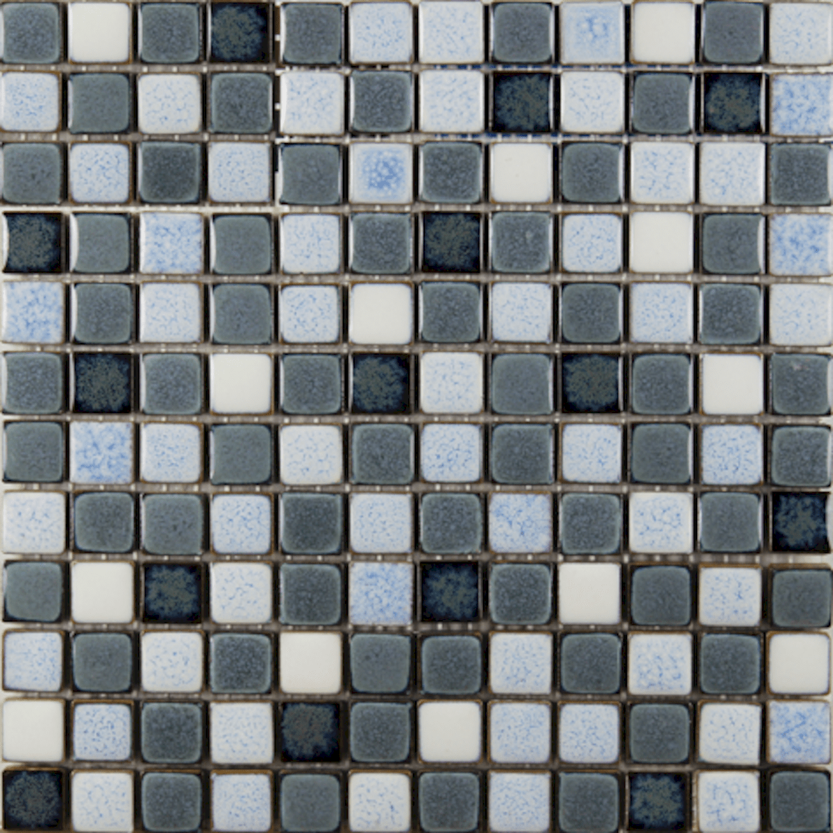 Keramická mozaika Premium Mosaic šedá 30x30 cm lesk MOSS23MIX2 Premium Mosaic