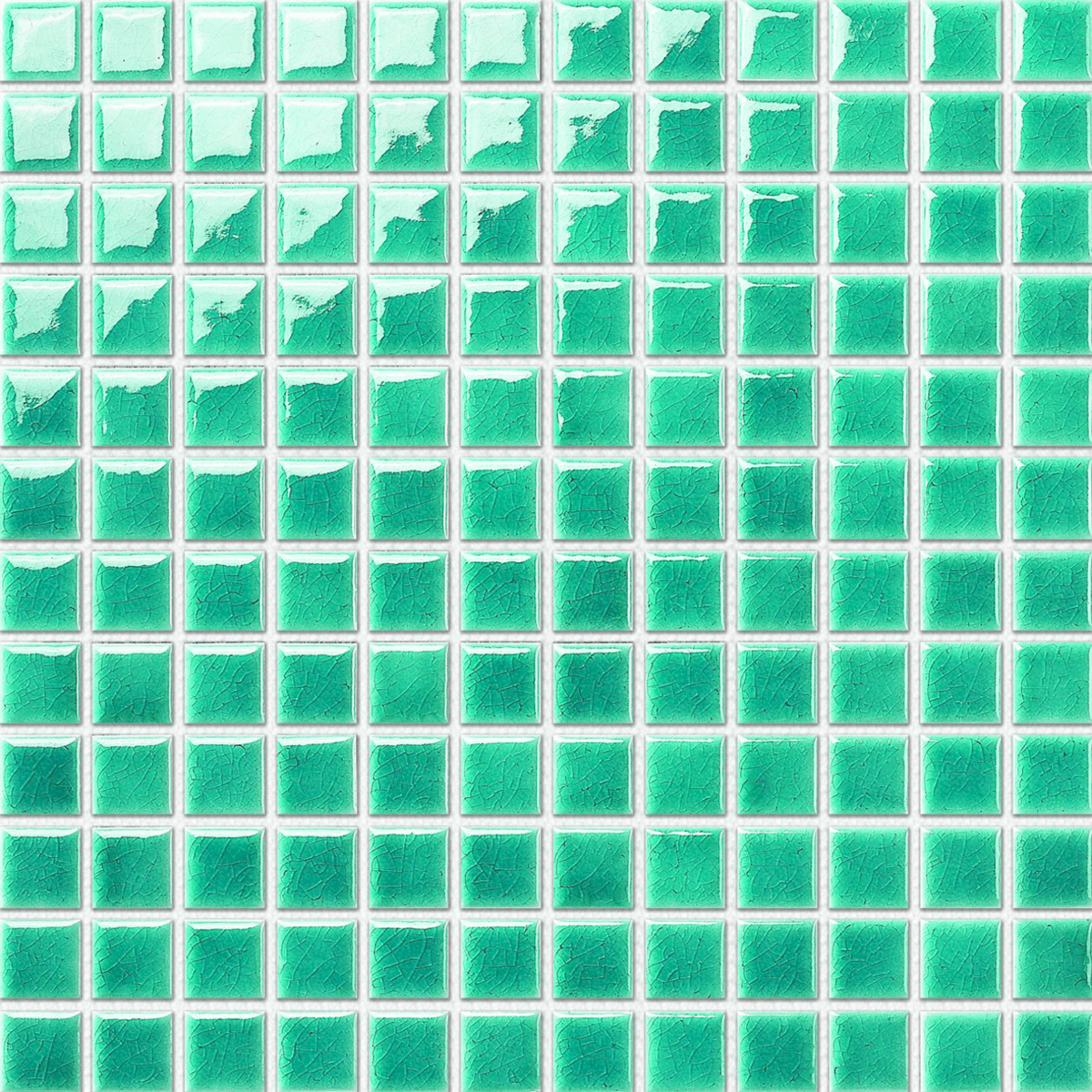 Keramická mozaika Premium Mosaic světle zelená 30x30 cm lesk MOS23LGR Premium Mosaic