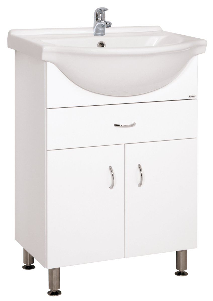 Koupelnová skříňka s umyvadlem Keramia Pro 60x50 cm bílá PRO60Z Keramia