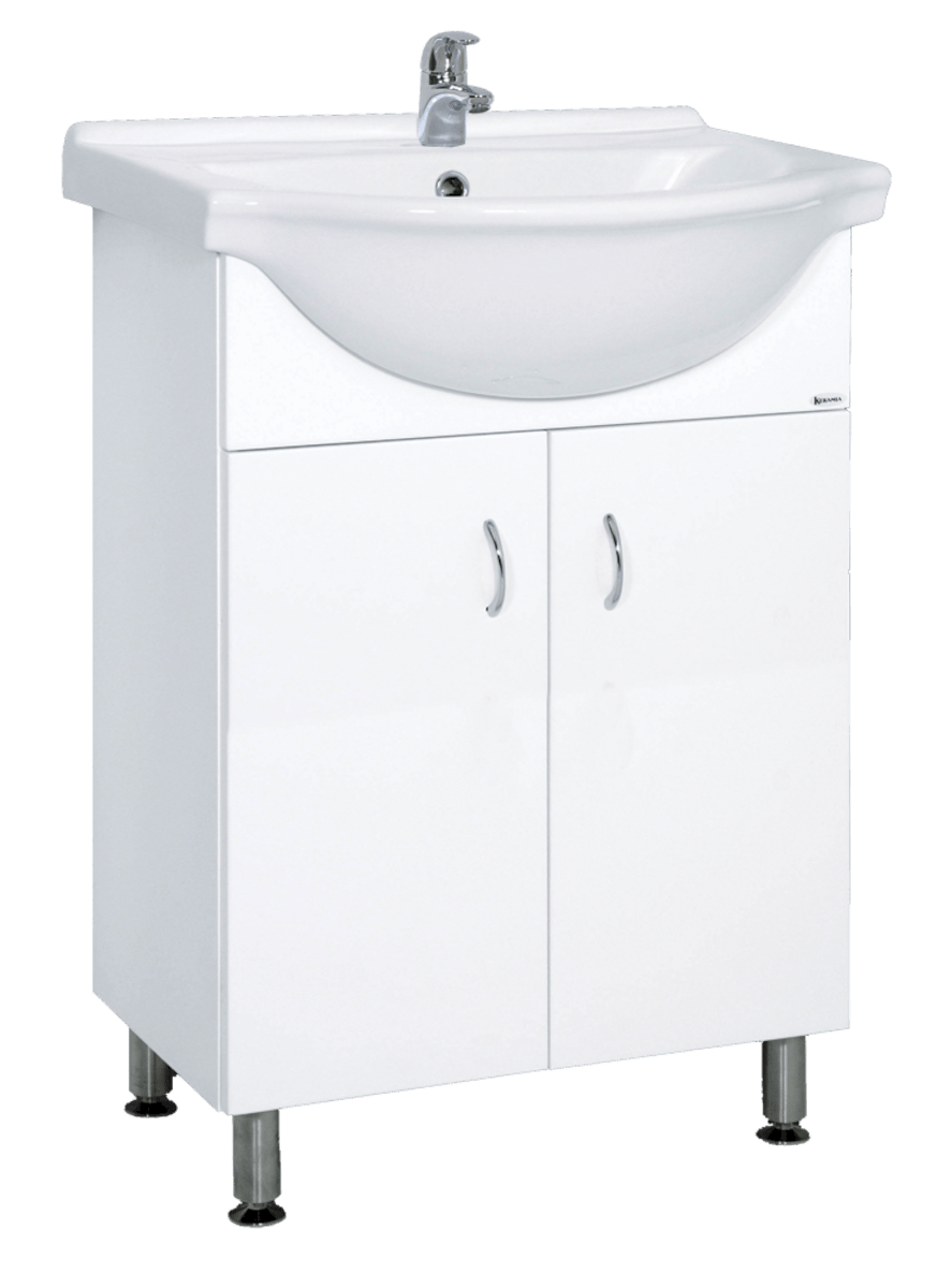 Koupelnová skříňka s umyvadlem Multi Pro 61x50 cm bílá PRO60NOVA Multi