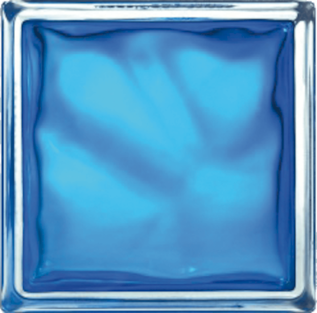 Luxfera Glassblocks blue 19x19x8 cm lesk 1908WBB Glassblocks