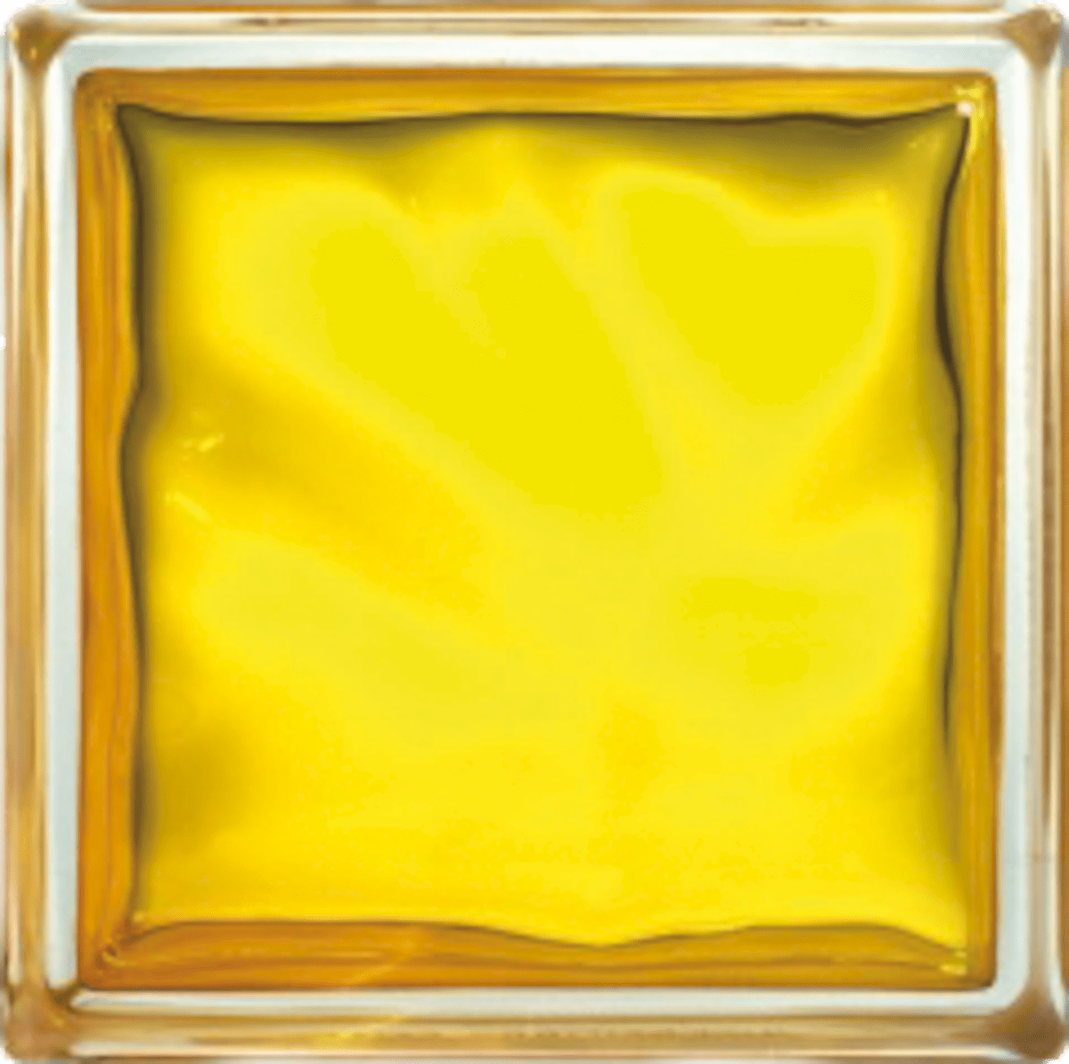 Luxfera Glassblocks yellow 19x19x8 cm lesk 1908WGL Glassblocks