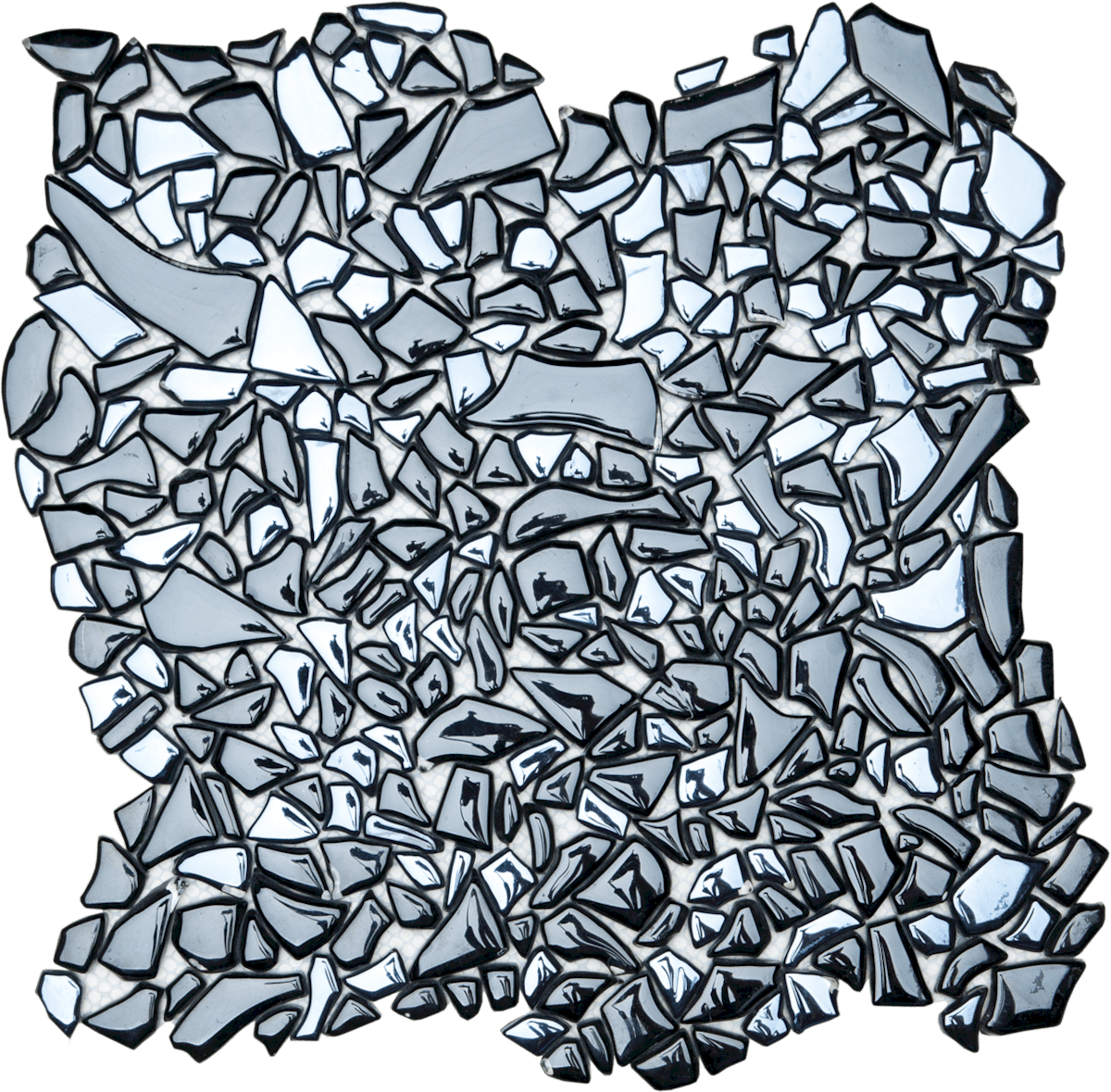 Skleněná mozaika Premium Mosaic černá 30x30 cm lesk MOSBKP Premium Mosaic