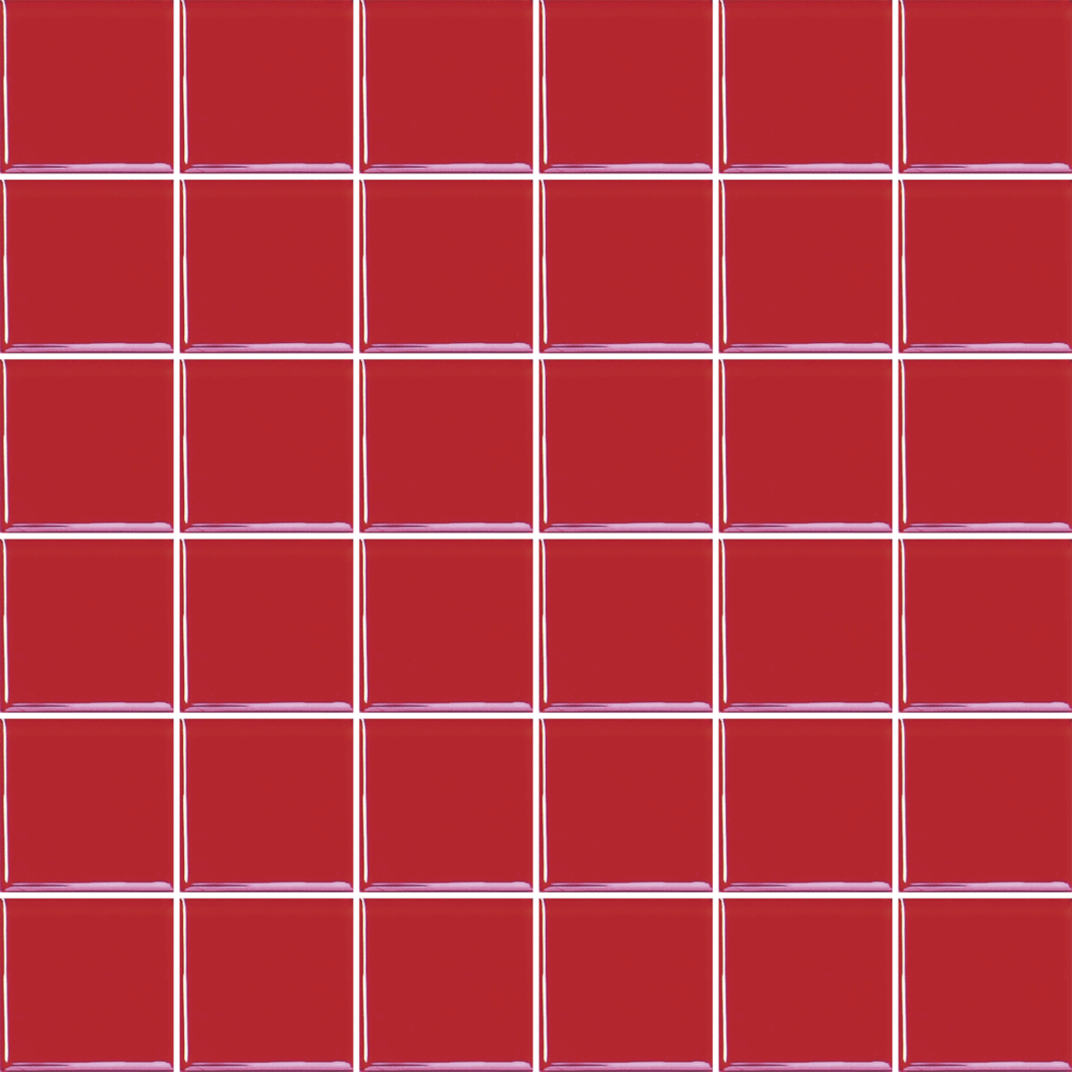 Skleněná mozaika Premium Mosaic červená 31x31 cm lesk MOS50RE Premium Mosaic