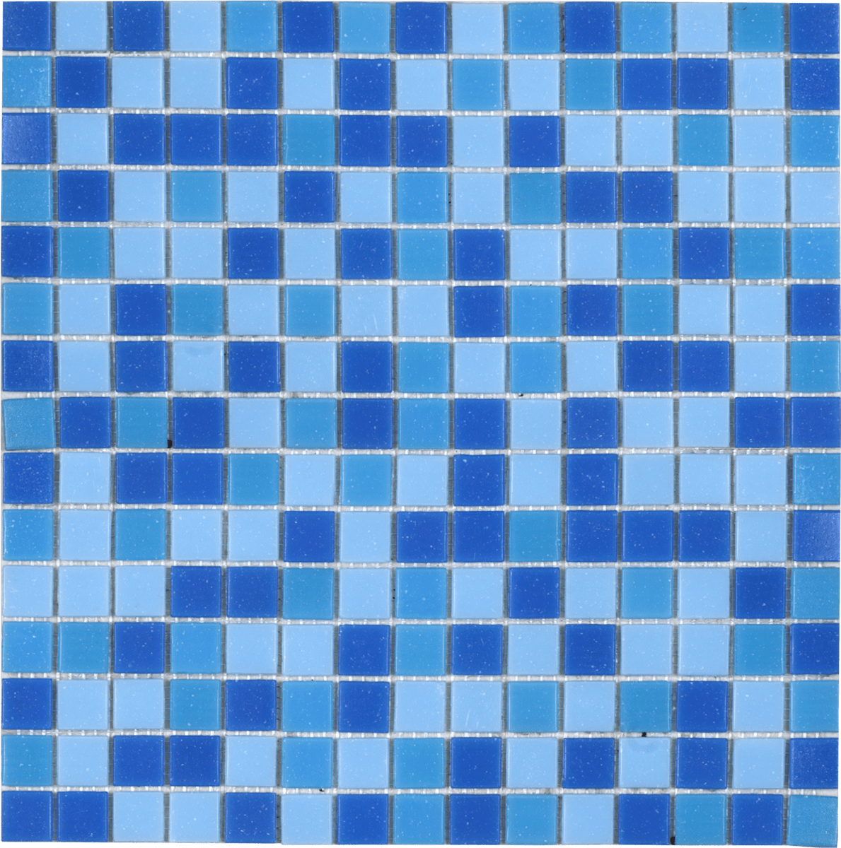Skleněná mozaika Premium Mosaic modrá 33x33 cm mat MOS20MIX1HM Premium Mosaic