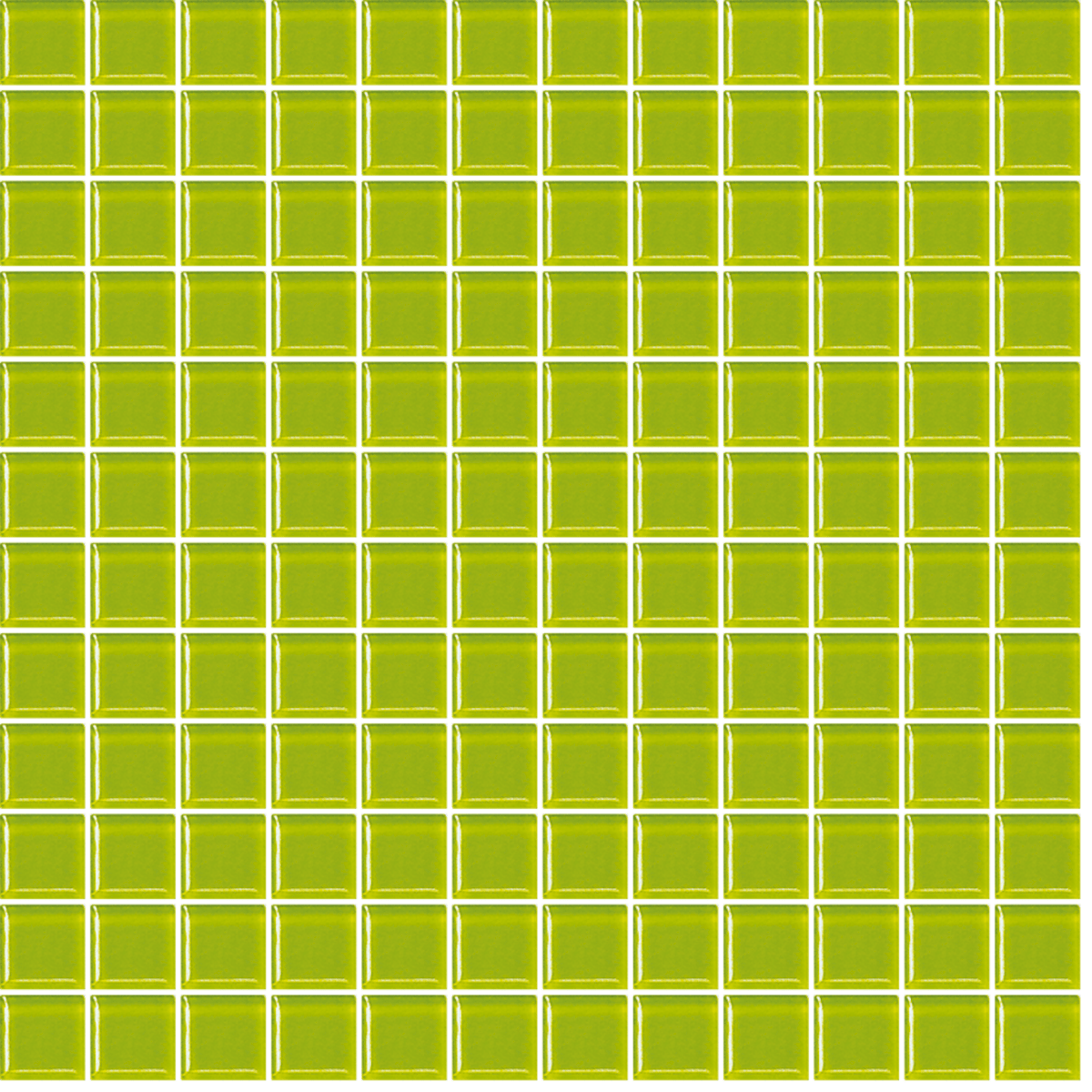 Skleněná mozaika Premium Mosaic zelená 30x30 cm lesk MOS25PI Premium Mosaic