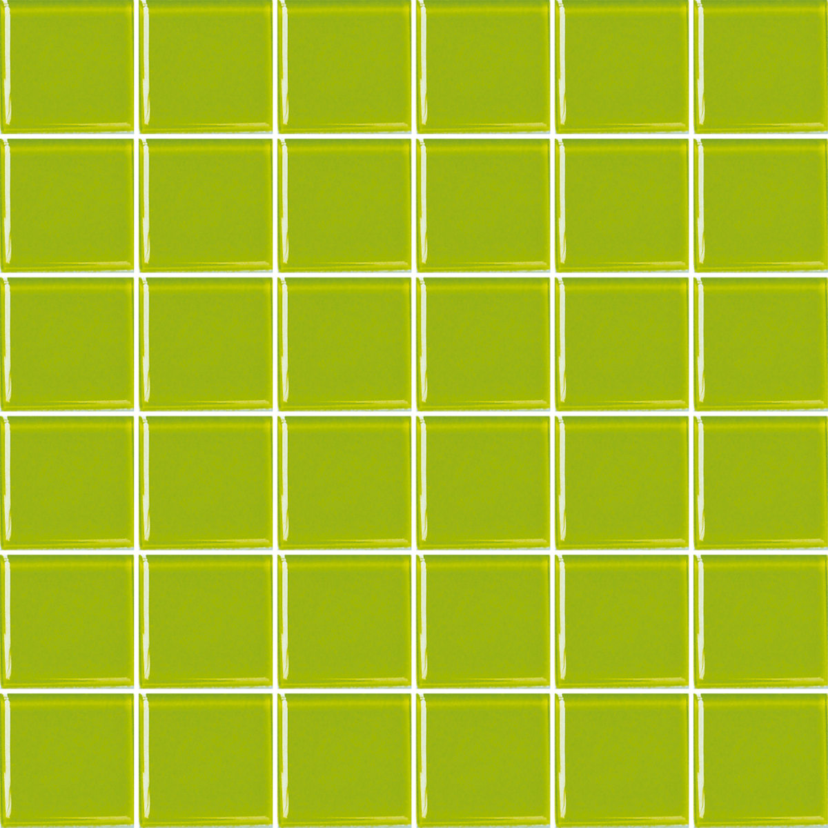 Skleněná mozaika Premium Mosaic zelená 31x31 cm lesk MOS50PI Premium Mosaic