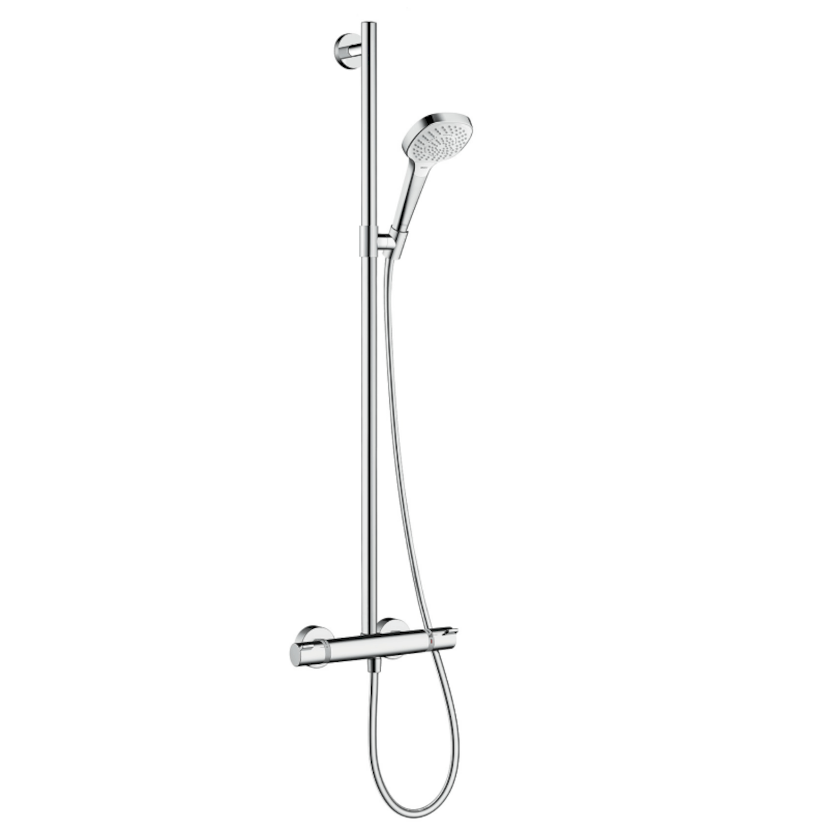 Sprchová baterie Hansgrohe Croma Select E se sprchovým setem 150 mm bílá/chrom 27248400 Hansgrohe