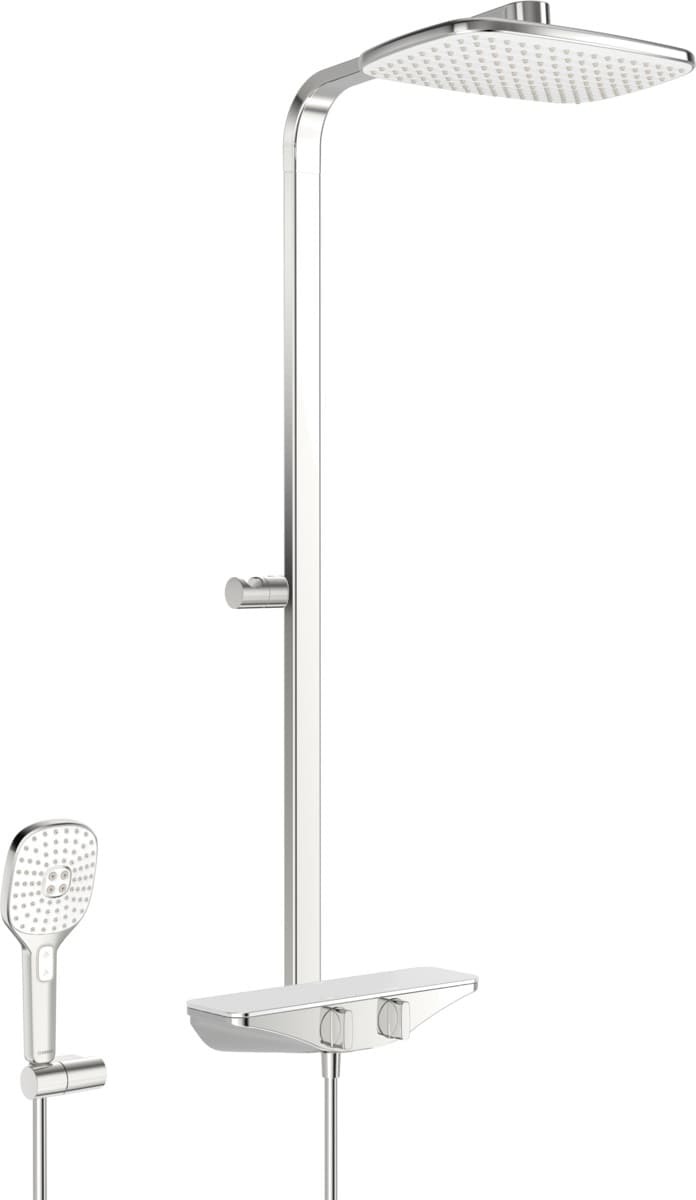 Sprchový systém Hansa EMOTION s termostatickou baterií bílá/chrom 5865017182 Hansa