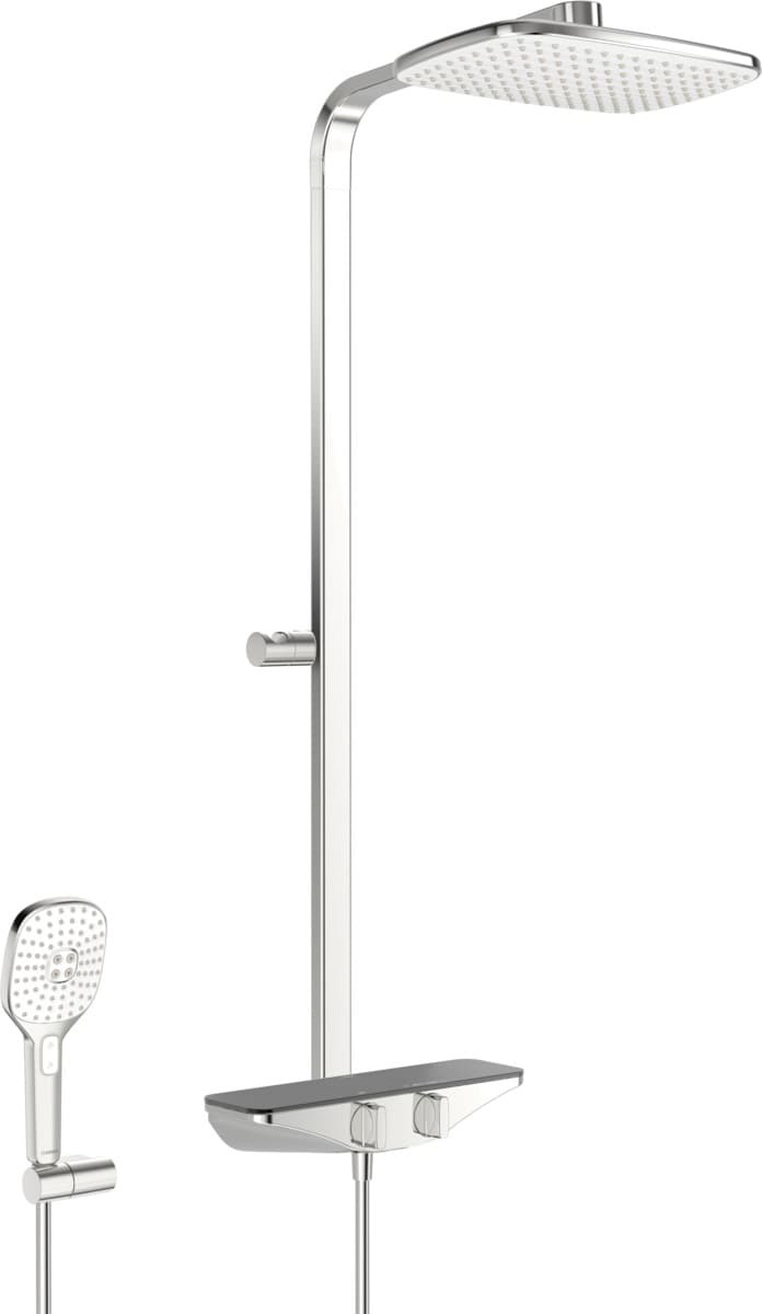 Sprchový systém Hansa EMOTION s termostatickou baterií šedá/chrom 5865017184 Hansa