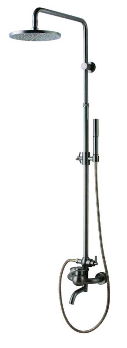 Sprchový systém WF Industrial s pákovou baterií olejem gumovaný bronz SIKOBWFSVS WF