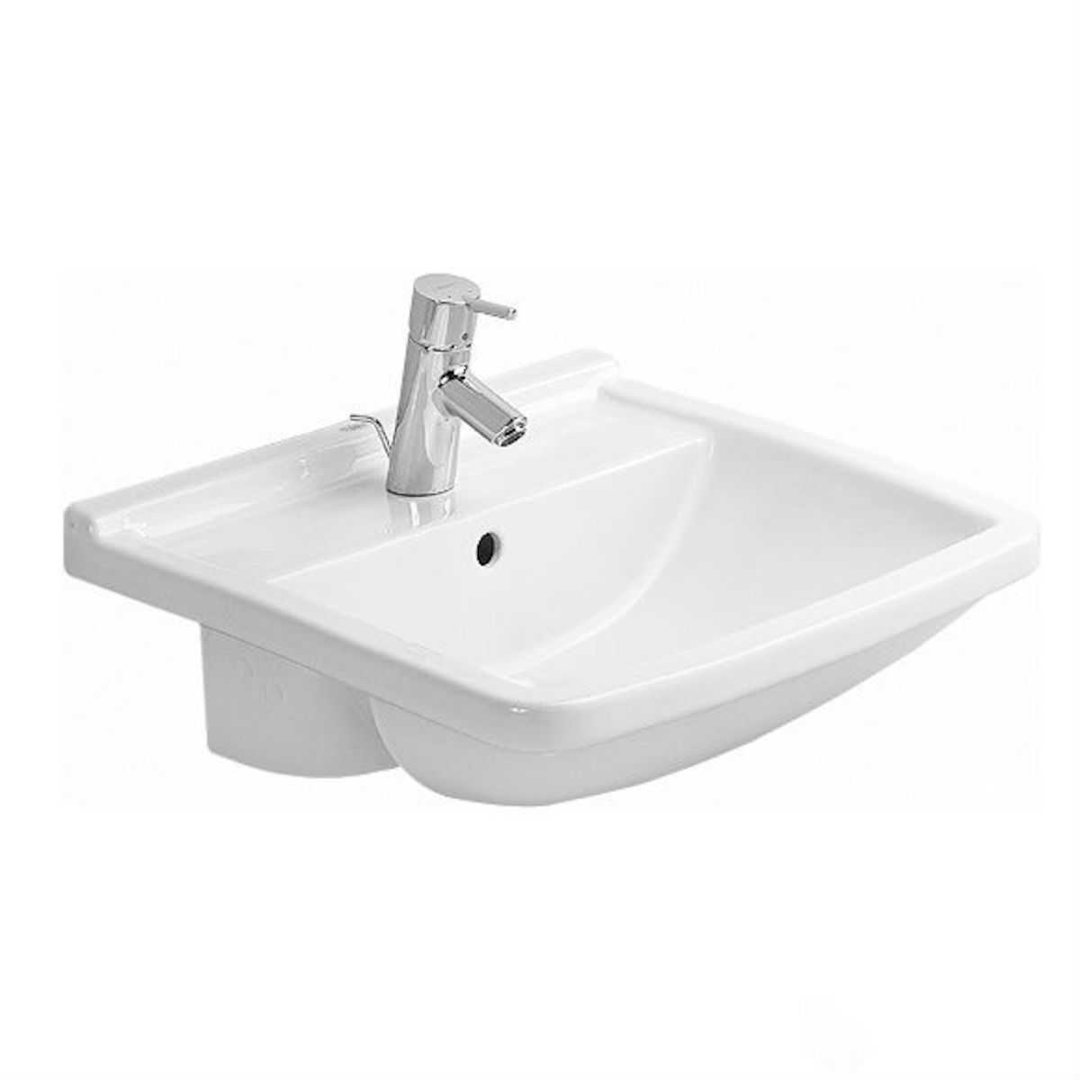 Umyvadlo Duravit D-Code 55x43 cm otvor pro baterii