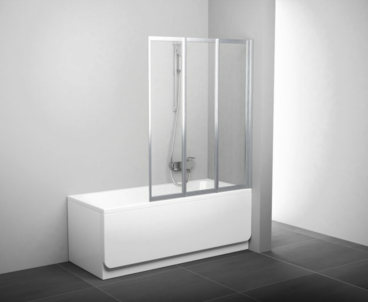 Vanová zástěna Ravak Supernova 140x115 cm satin 795S0U00Z1 Ravak