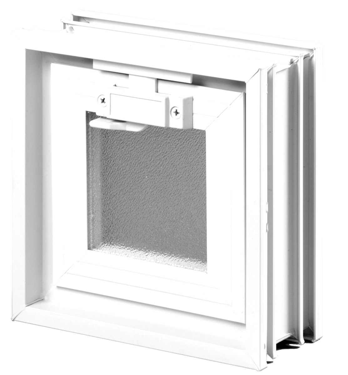 Větrací okno Glassblocks bílá 19x19 cm plast GBMR1919 Glassblocks