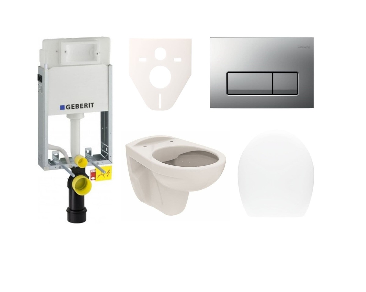 Cenově zvýhodněný závěsný WC set Geberit k zazdění + WC S-Line SIKOGE1U8 NO BRAND