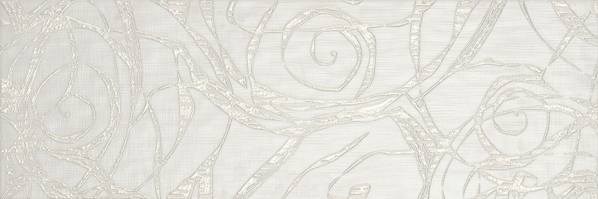 Dekor Fineza Metalic blanco 25x75 cm perleť DMETALICBL Fineza