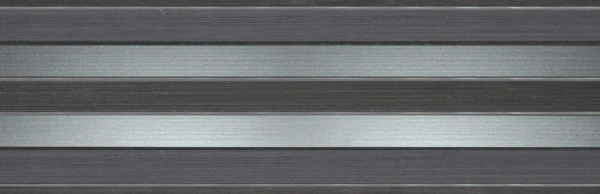 Dekor Fineza Selection tmavě šedá 20x60 cm lesk DSELECT26GR Fineza