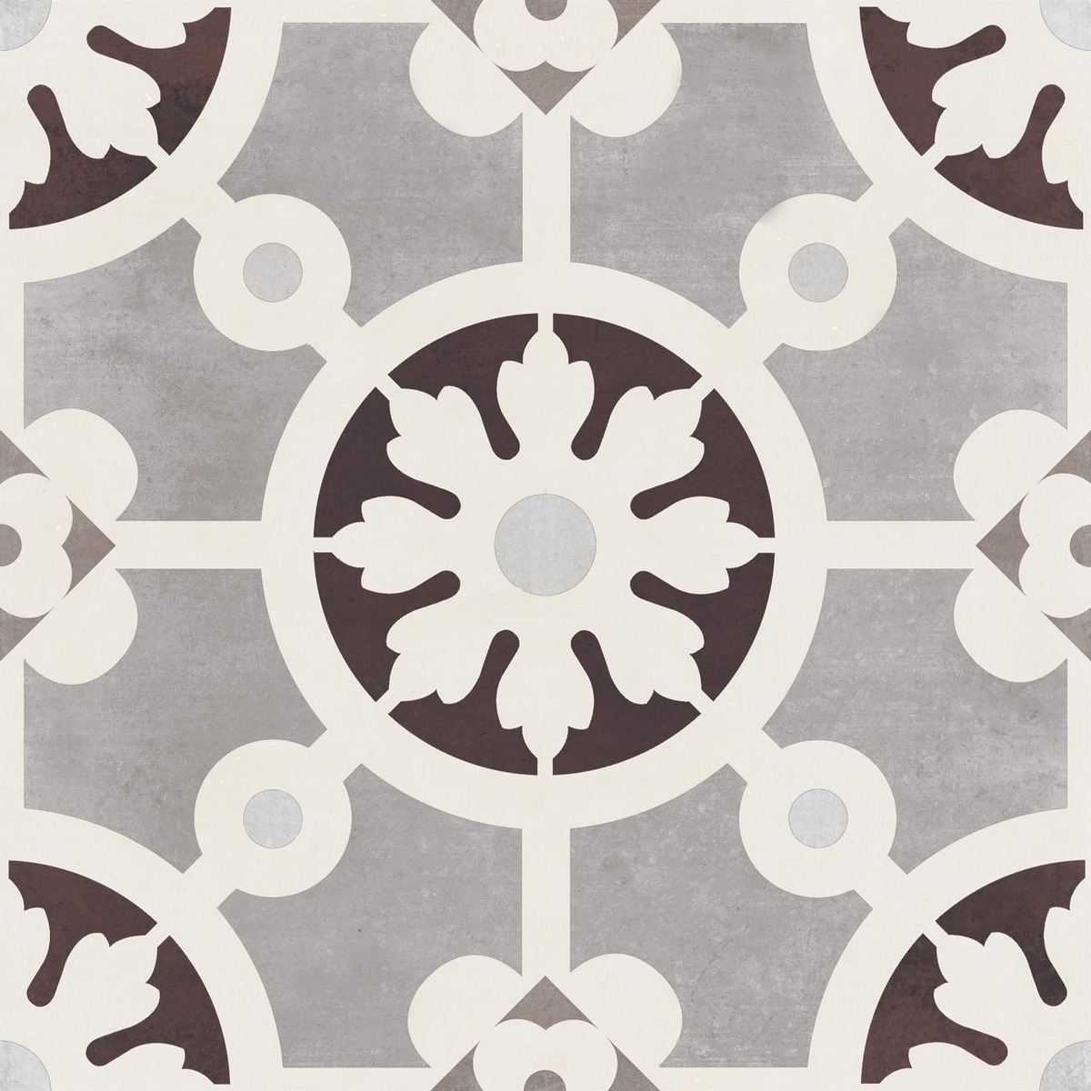 Dlažba Del Conca Paris marrone 20x20 cm mat 20PR00YMA Del Conca
