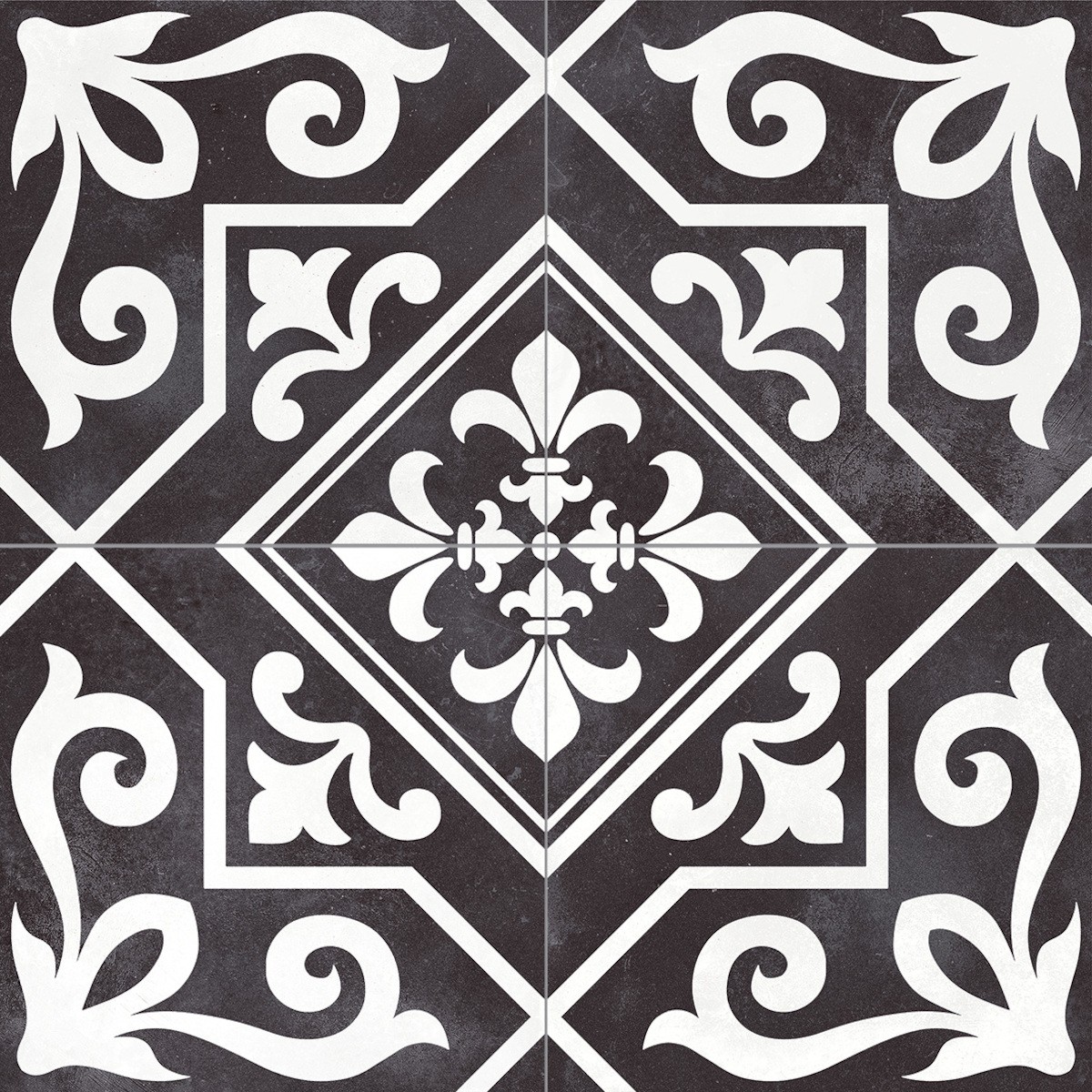 Dlažba Peronda Ayala black reverse 45x45 cm mat AYALABKR Peronda