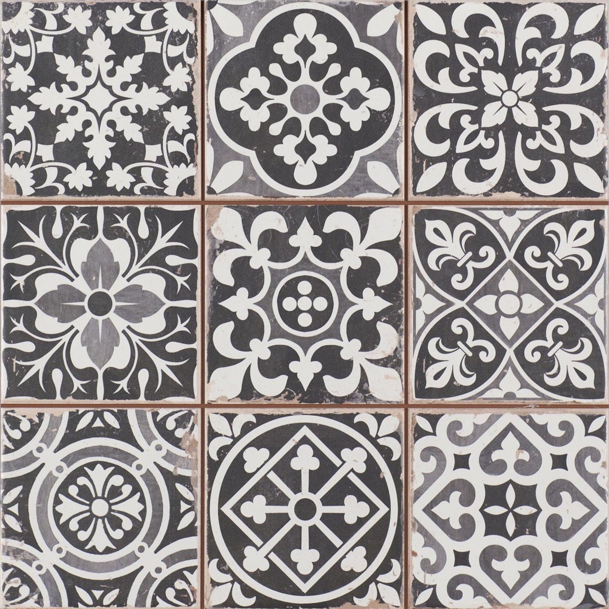 Dlažba Peronda FS Faenza negro 33x33 cm mat FSFAENZAN Peronda
