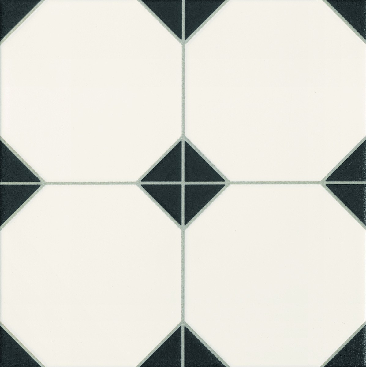 Dlažba Realonda Octagon black 33x33 cm mat OCTAGONBK Realonda