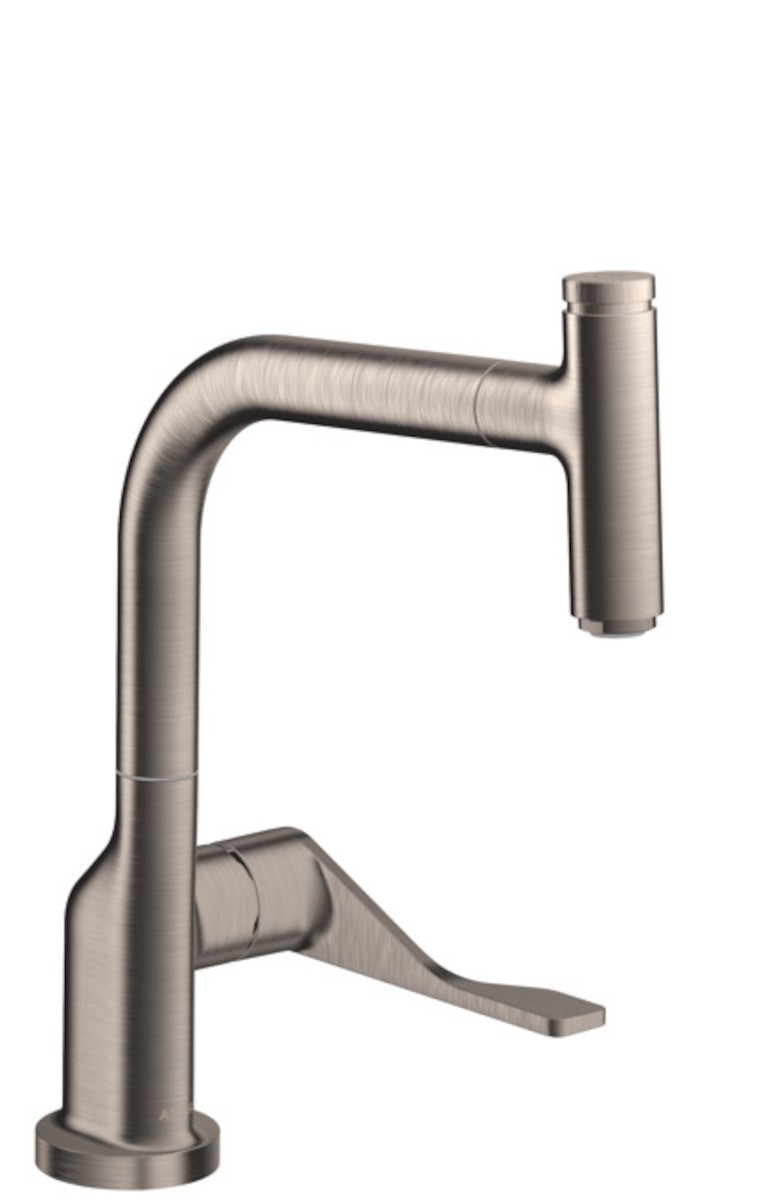 Dřezová baterie Hansgrohe Axor Citterio s vytahovací sprškou vzhled nerezu 39861800 Hansgrohe