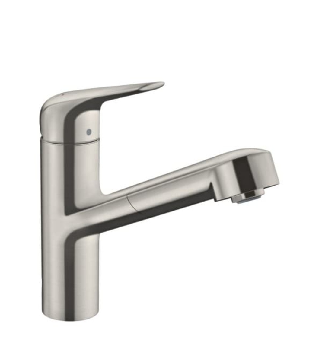 Dřezová baterie Hansgrohe Focus M42 s vytahovací sprškou nerez 71814800 Hansgrohe