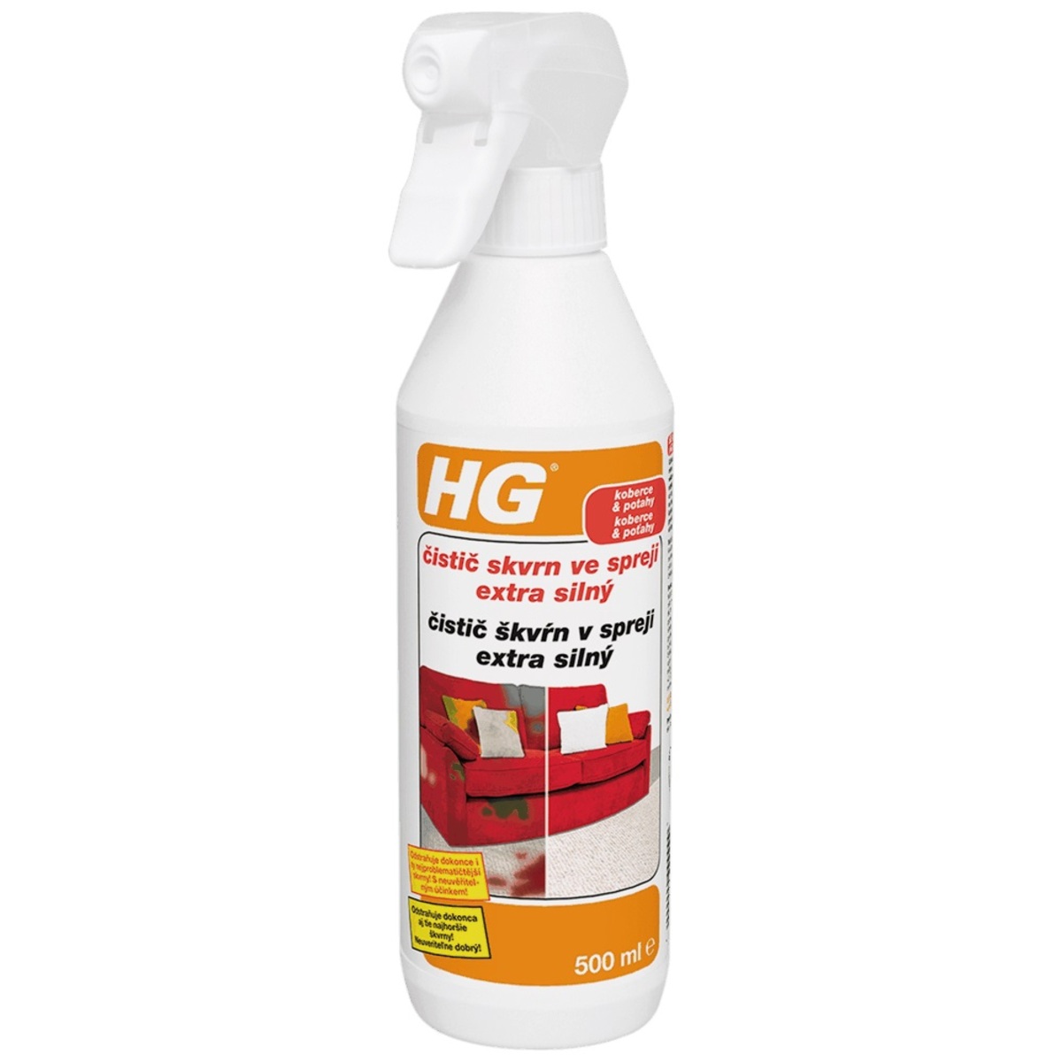 HG čistič skvrn ve spreji extra silný HGESCS HG