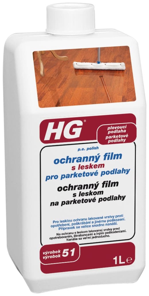 HG ochranný film s leskem pro parketové podlahy HGOFPP HG