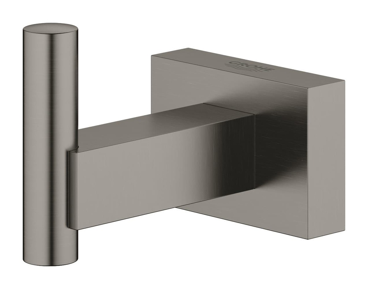 Háček Grohe Essentials Cube kartáčovaný hard graphite G40511AL1 Grohe