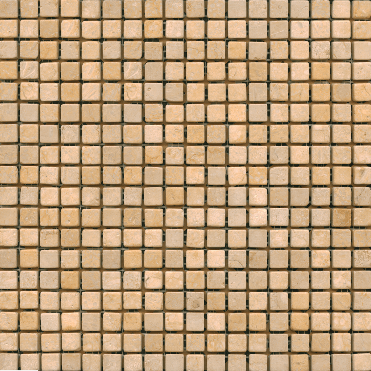 Kamenná mozaika Premium Mosaic Stone béžová 30x30 cm mat STMOS15CRW Premium Mosaic Stone