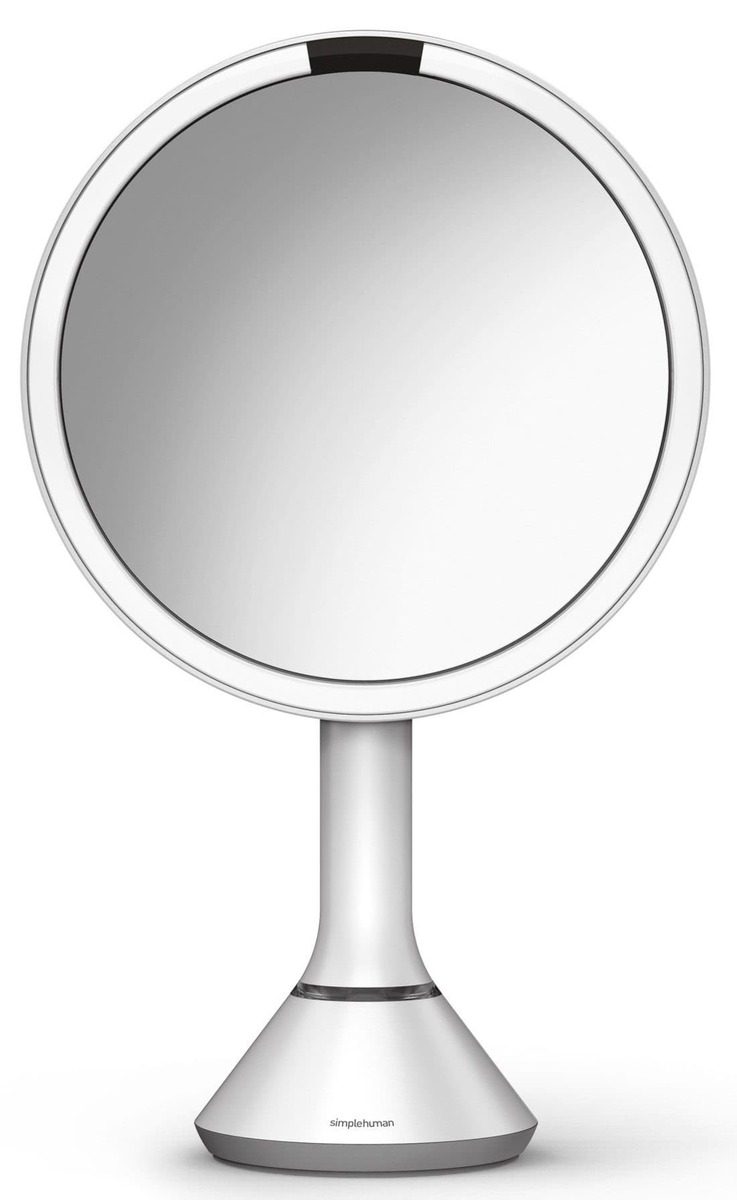 Kosmetické zrcátko Simplehuman Dual Touch perleťově bílá SHST3054 Simplehuman