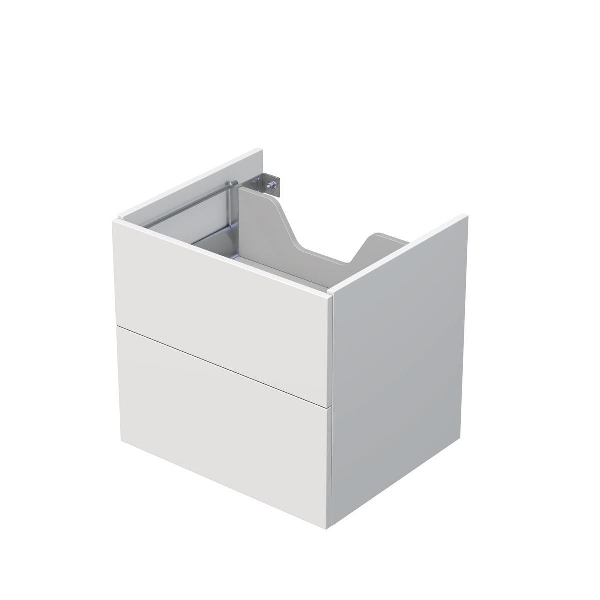 Koupelnová skříňka pod desku se 2 zásuvkami Naturel Ratio 60x56x50 cm bílá mat ZB602Z56PU.A3416 Naturel