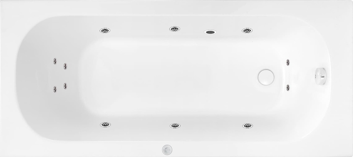 Masážní vana SIKO Mika 150x70 cm akrylát pravá SIKOHMBMIKA150P SIKO