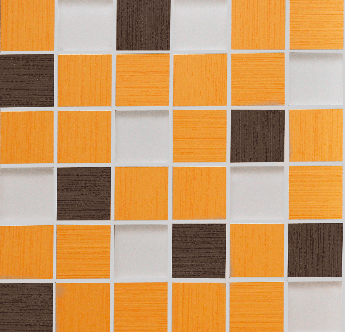 Mozaika Fineza Via veneto arancio bruno 30x30 cm mat GDM05066.1 Fineza