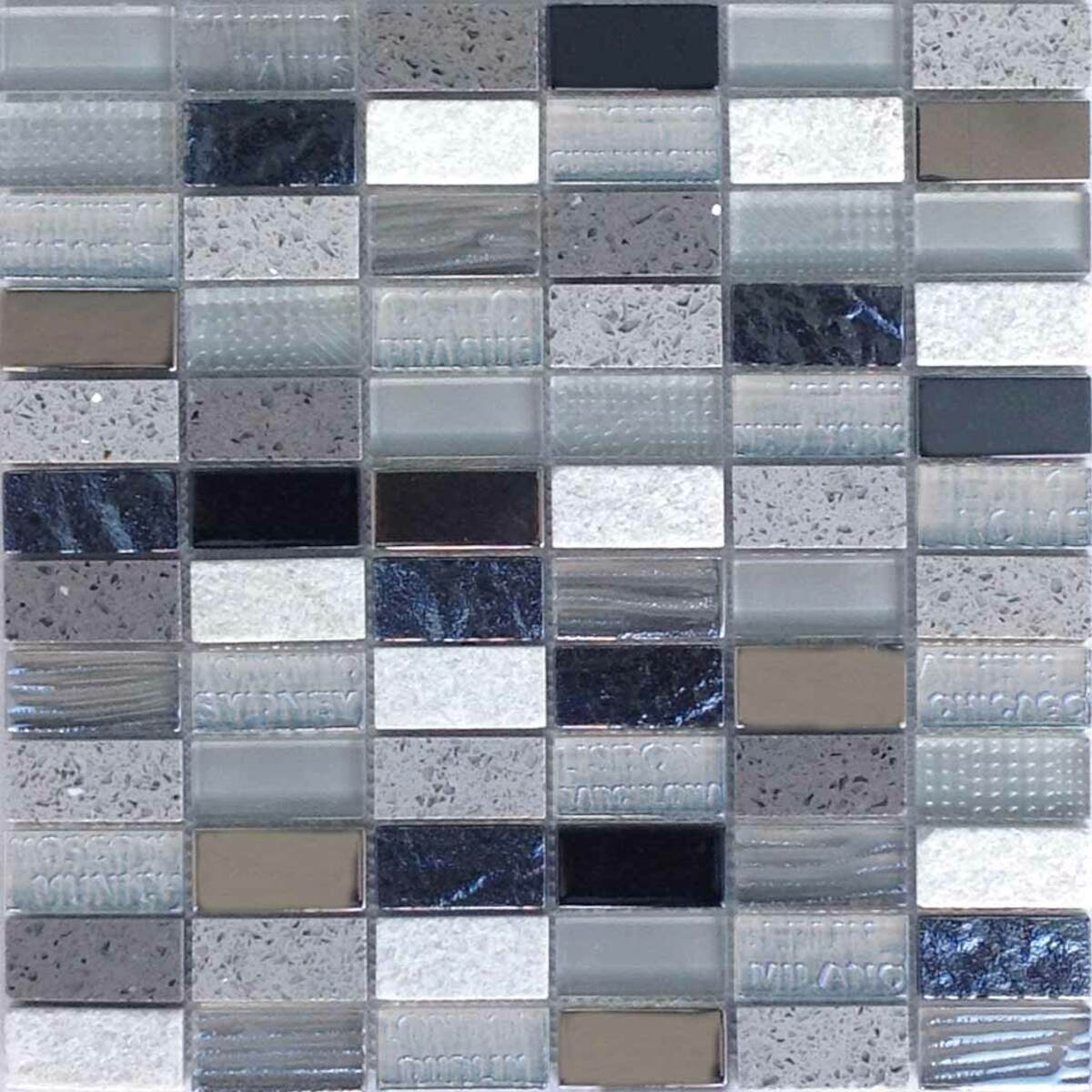 Mozaika Mosavit City gris 30x30 cm mat / lesk MOSCITYGR Mosavit