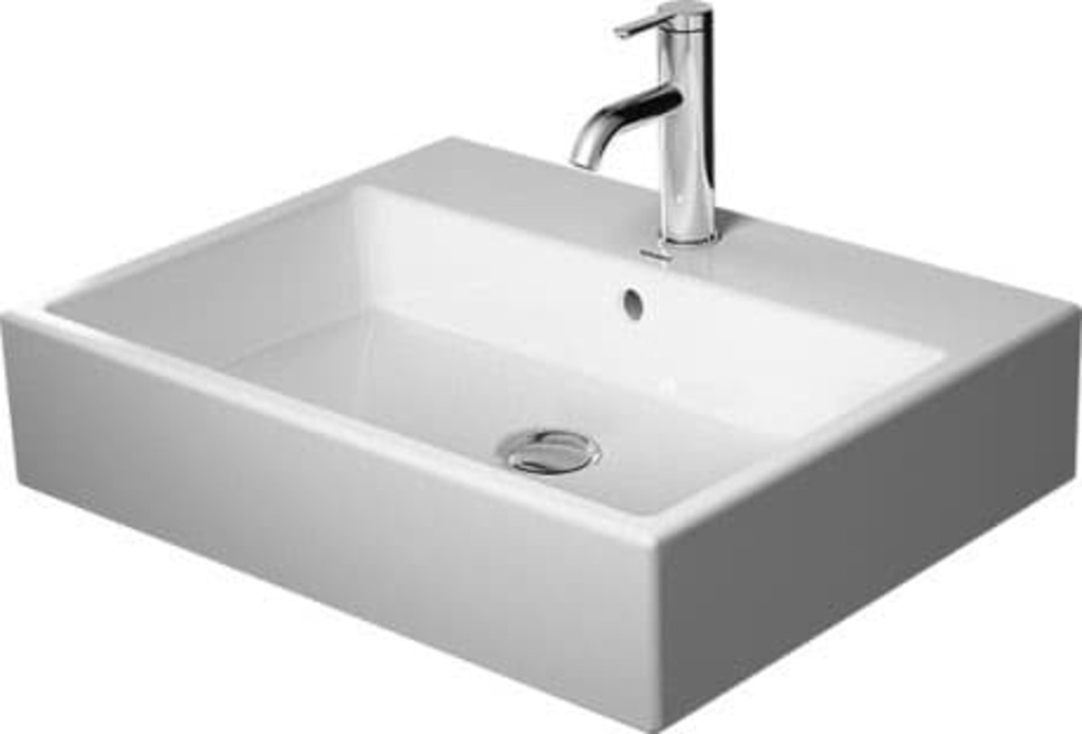 Nábytkové umyvadlo Duravit Vero Air 60x47 cm otvor pro baterii uprostřed 23506000001 Duravit