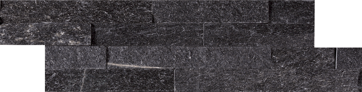 Obklad Mosavit Fachaleta negro 15x55 cm mat FACHALETAQUNE Mosavit