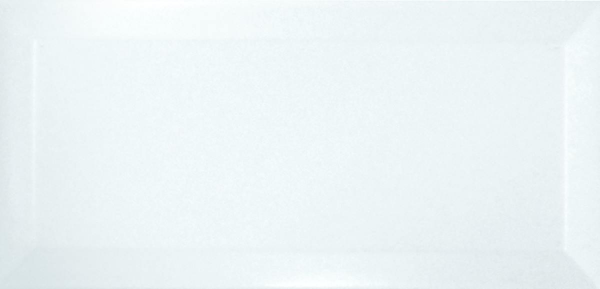 Obklad Ribesalbes Chic Colors blanco bisel 10x20 cm lesk CHICC1346 Ribesalbes