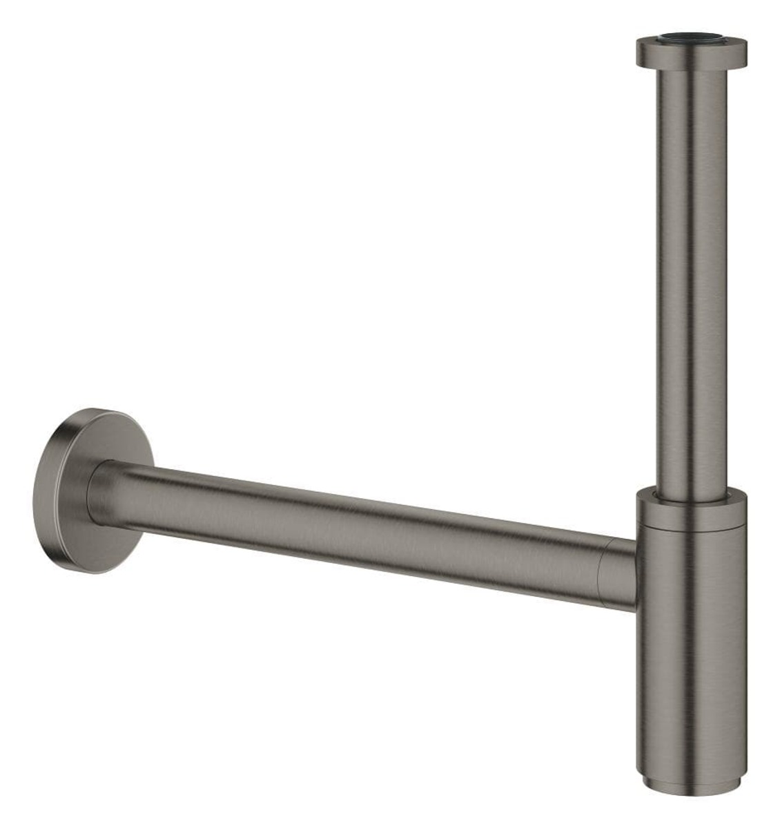 Sifon k umyvadlu 5/4 DN32 Grohe kartáčovaný Hard Graphite mosaz 28912AL0 Grohe