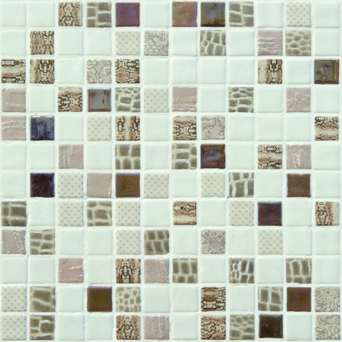 Skleněná mozaika Mosavit Safari beige 30x30 cm lesk SAFARIBE Mosavit