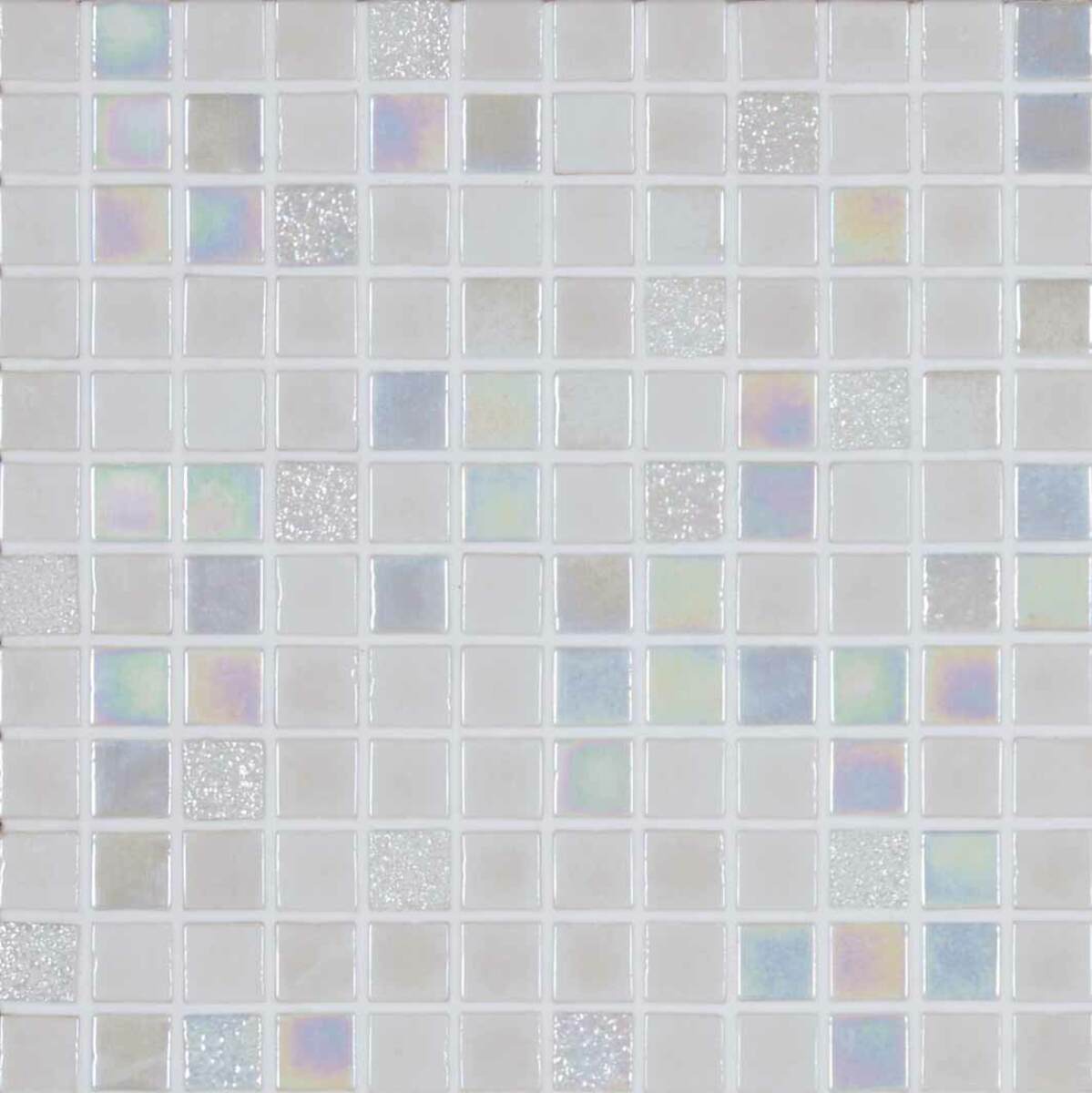 Skleněná mozaika Mosavit Sundance blanco 30x30 cm mat / lesk SUNDANCEBL Mosavit