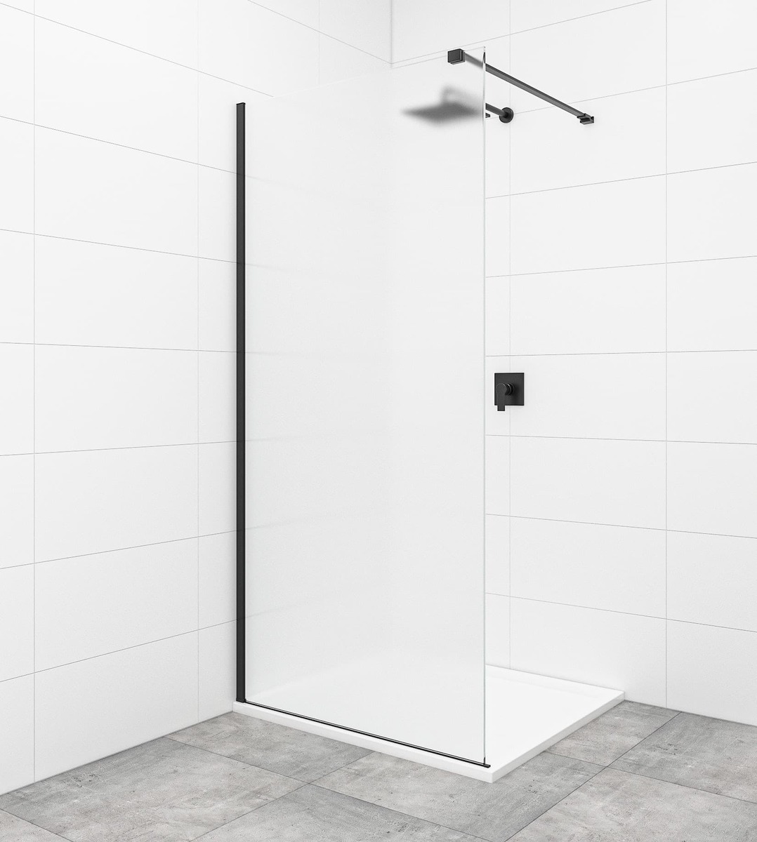 Sprchová zástěna walk-in / dveře 140 cm SAT Walk-In SATBWI140MSPRC SAT